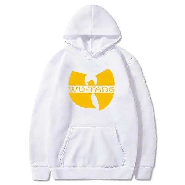 Höst 2024 Ny Hip Hop Streetwear Mode Hoody Wu Tang Grafiskt Tryckt Fleece Tröja Casual Herr