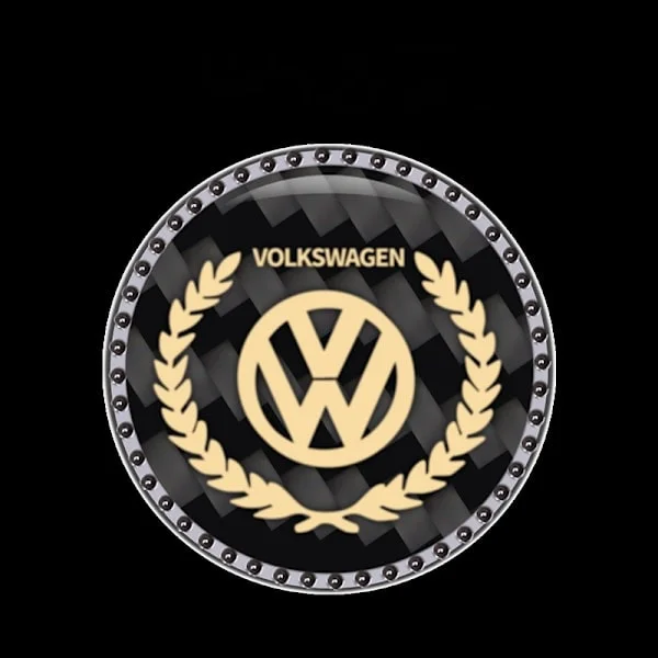 Tvåpack bilmotor start-stopp-knapp skydd klistermärke dekal tryckstart tändningsknapp (Volkswagen)
