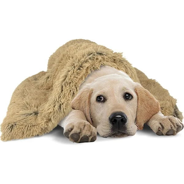 Hundetepper for store hunder, super myke og varme Sherpa Fleece-tepper