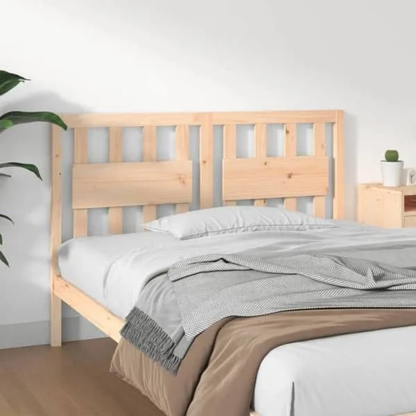 vidaXL sänggavel 140,5x4x100 cm massiv furu 818565