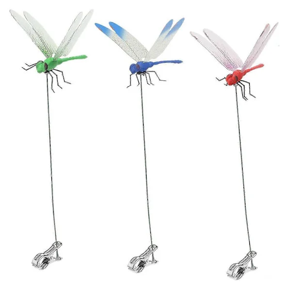 (3 kpl:n setti) Luonnollinen Dragonfly Wingman Clip-On kärpäskarkotin - orgaaninen hirvi- ja paarmakarkotin
