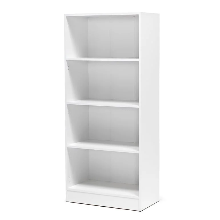 Bookcase FLEXUS, 1725x760x415 mm, white laminate