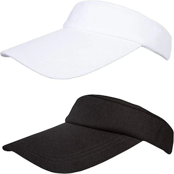 2-pack sun hats for women, moisture-wicking, breathable, sun protection, sporty casual hats, adjustable for cycling, fishing, tennis, running