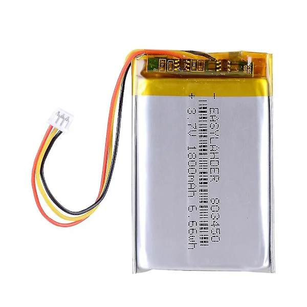 3.7v 1800mah 1.25 3p Litium Li Ion Polymer Lipo Batteri Kompatibel Bluetooth Högtalare Trådlösa Headset Hörlurar Corsair Pro Rpg {DB