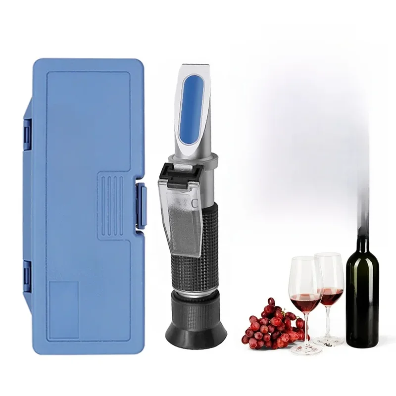 AliExpress - Handheld 0 ~ 40% Zucker Refraktometer Haushalt 0 ~ 25% Alkohol Wein Refraktometer Bier Brix Konzentration Detektor Würze tester