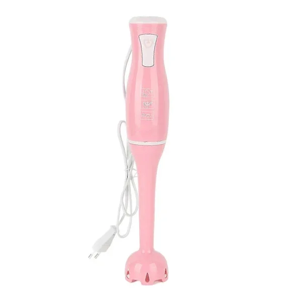 200W stavblender med rustfri stålblade til frugt, babymad og suppe, pink, EU-stik 220V