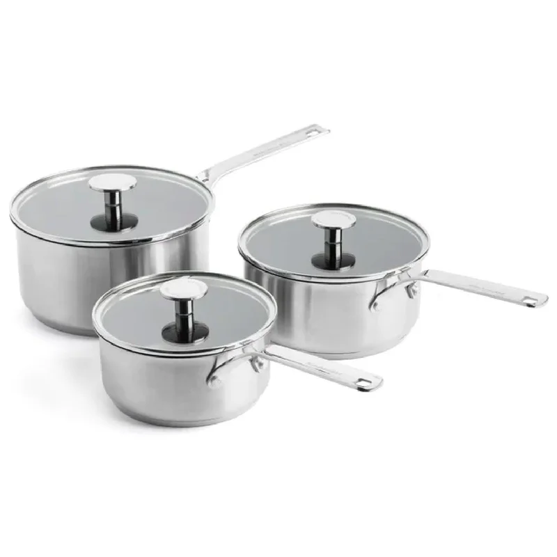 Kitchenaid Kastrullset, rostfritt stål | Matlagning > Kokkärl & Stekpannor > Grytset & Kastrullset | Bagaren och Kocken