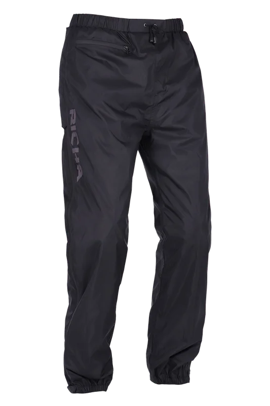 Richa Side-Zip Rain Motorcycle Trousers Black 6XL