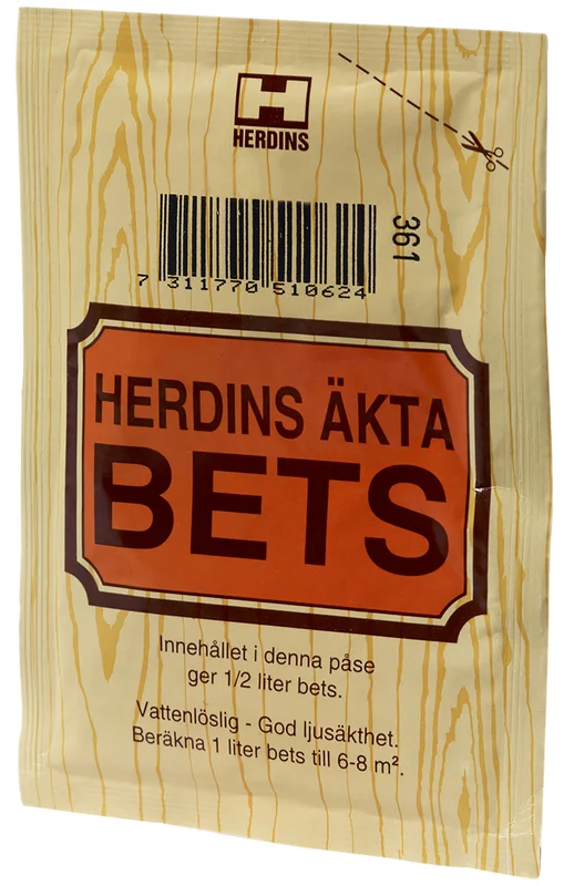 Herdins Beispulver Vannbasert 10G Rød Herdins Ekte Beis