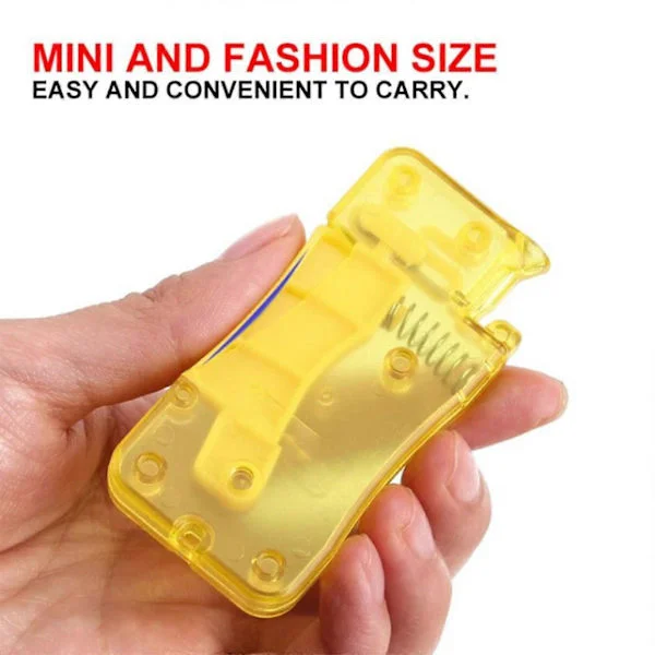 Automatic Needle Threader - Hand Sewing Tool, Easy Threader for Embroidery Thread, for Machine and Hand Sewing, Perfect for Beginners and Seniors