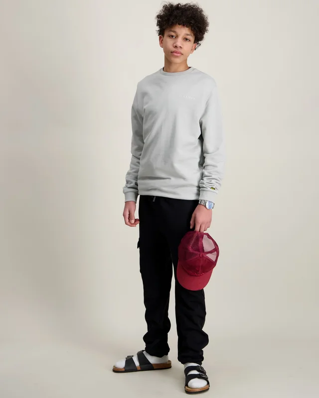 Lyle & Scott Script Crew Neck Sweatshirt Harmaa Villapuserot Pojat - Kids Brand Store