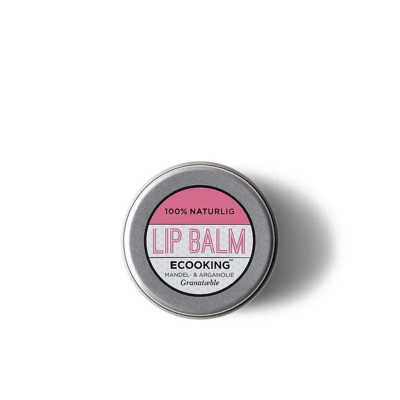 ECOOKING Lip Balm Granatæble, Hudpleje, Ansigtspleje, Læbepleje
