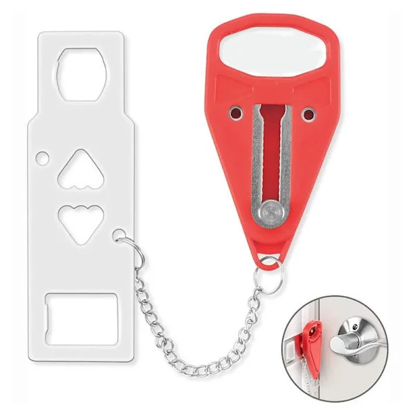 Portable Door Lock Home Security Door Lock Travel Lock for Extra Security and Privacy Perfect