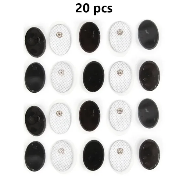 10/20 stk Elektroder for Tens Selvklebende Pads Terapi Maskin Muskelstimulator Massasjeapparat Helsevesen~05277
