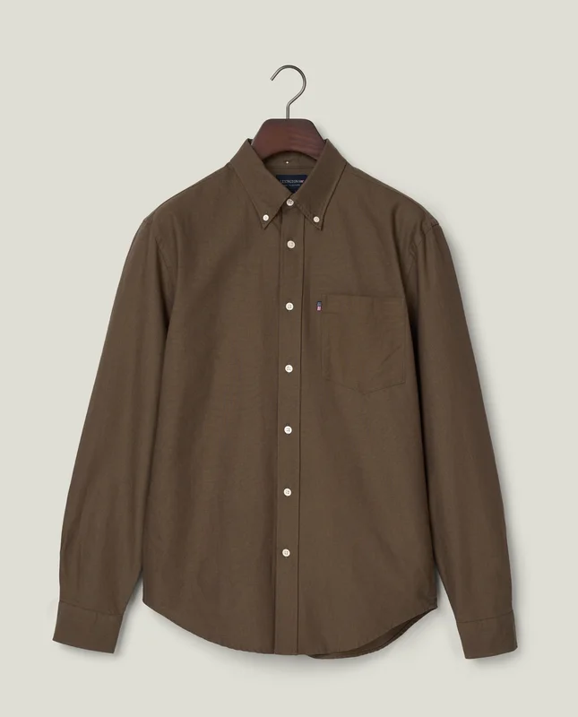 Lexington Casual Oxford button-down skjorte, grøn