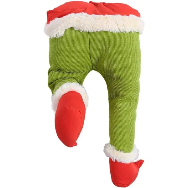 Grinch julepynt Træ julepynt Kreative dekorative harpikstilbehør Julepynt