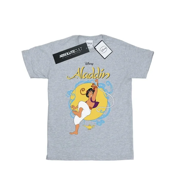 Disney Herr Aladdin Repgunga T-shirt XL Sports Grey