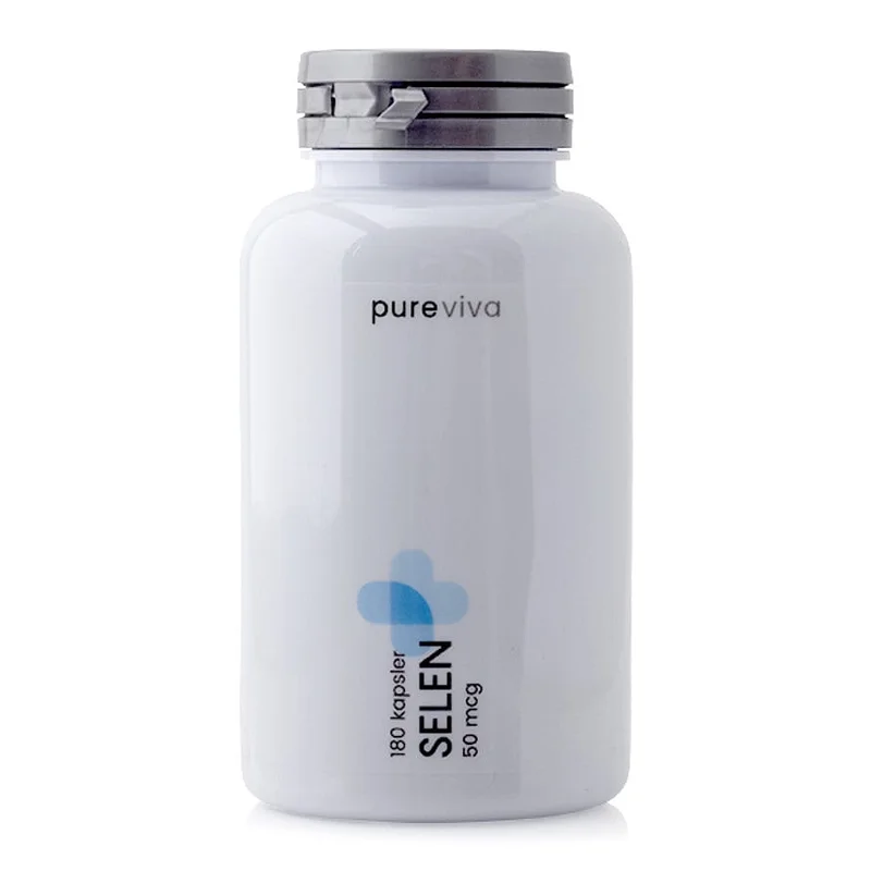 3 for 2 - Pureviva Selen (50 μg) 180 kaps., Helse & Madvarer, Mineraler, Selen