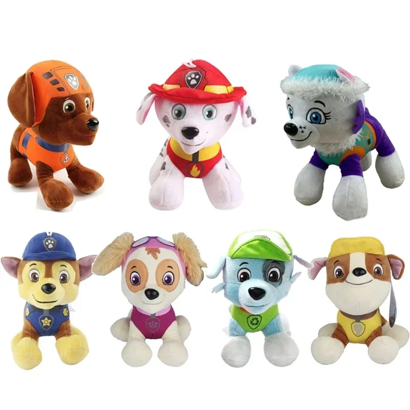 AliExpress - Paw Patrol – jouet en peluche, figurine d'action Ryder Marshal Zuma Everest, modèle de dessin animé, jouet en peluche, fête 