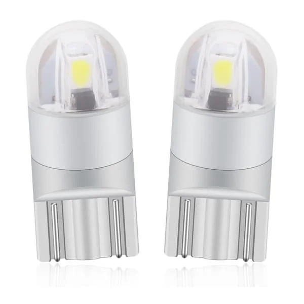 T10 W5w LED-parkkivalo Sivumerkkivalo 12v 6000K Valkoinen 168 194 LED-vilkku polttimolle Rekisterikilven valot Auto Moottoripyörä - Yhden vuoden takuu
