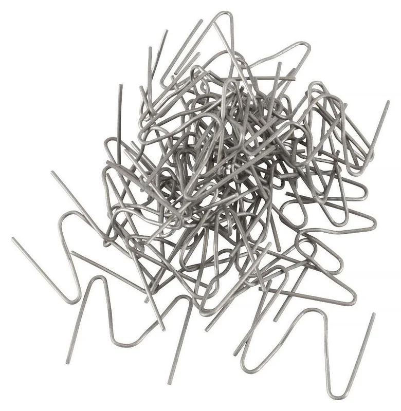 PELA 554166 Klammer till plastsvets, 0,6 mm, typ M, 50-pack, Tryckluft, gas & svets