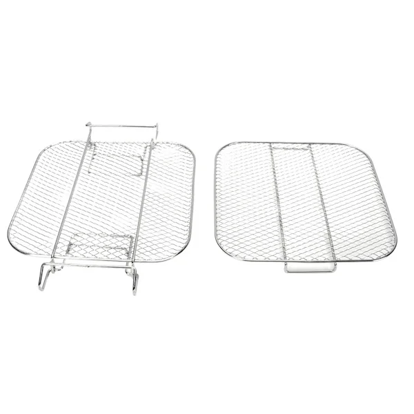 2-lags oppvaskmaskinsikker frityrkokergrillrist i rustfritt stål for AG301 AG302 AG400, frityrkoker, rist, frityrkoker, tilbehør, rist, 2, lag