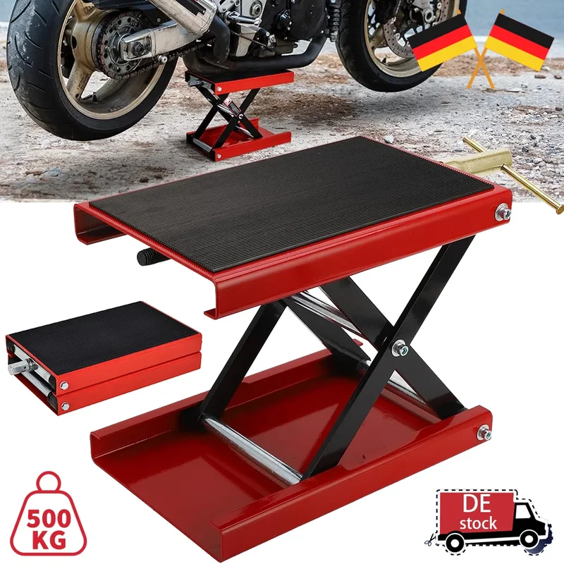 AliExpress - Cric de moto 500kg, Table élévatrice à ciseaux centraux, support de cric de moto pour moteur ATV, support de travail, outils de 