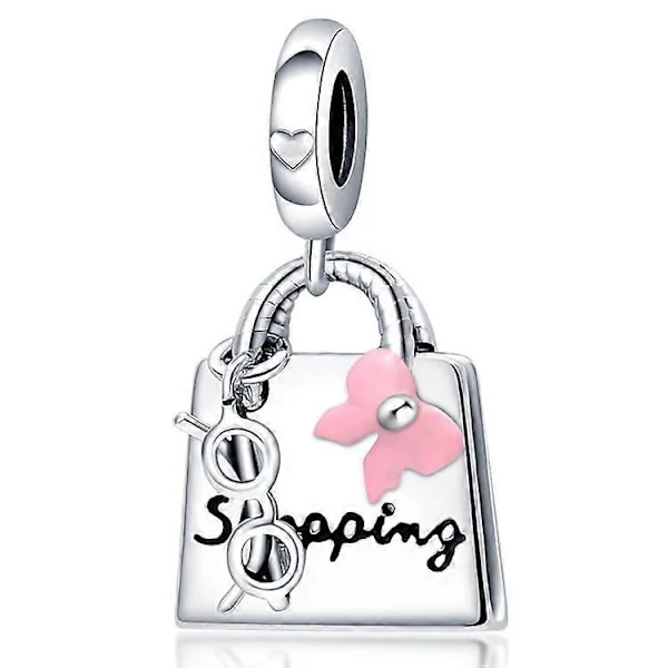 Sterling Sølv Charm for Pandora Armbånd Evil Eye Travel Dangle Charms for Europeisk Armbånd Halskjede Anheng Perler[TT]