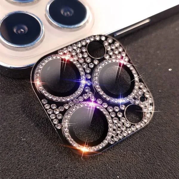 Diamantinfattad Integrerad Pansar Linsskyddsfilm iPhone15 ProMax Tillbehör Kameraskydd iphone15 Linsskydd iphone13 14Pro