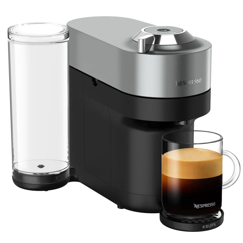 Nespresso by Sage SNV 125 Vertuo Pop+ Deluxe kapselmaskin, titanfinish | Kaffe > Kapselmaskiner | Bagaren och Kocken