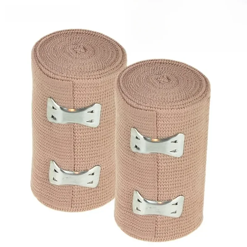 AliExpress - 1 Rolle Premium-Elastikbandage – Starke Kompressionsbandage mit zusätzlichen Clips für Sport, Verstauchungen, Handgelenk, Knöchel und Fuß