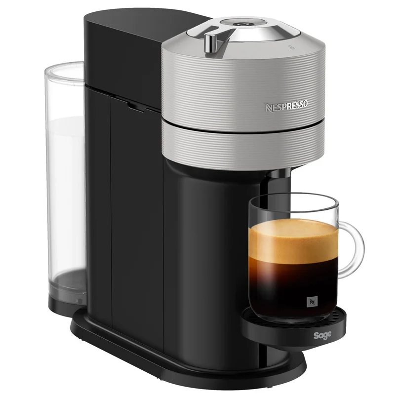 Nespresso by Sage SNV 520 Vertuo Next kapselmaskin, ljusgrå | Kaffe > Kapselmaskiner | Bagaren och Kocken