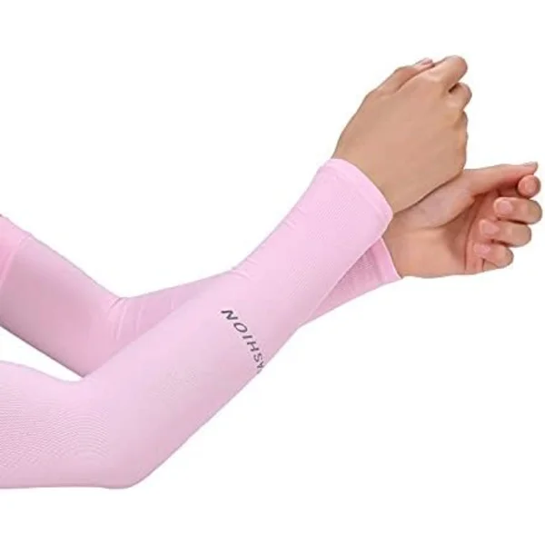 Arm Sleeves, Sol-UV-beskyttende ermes for løping Sykling Golf Basketball Varme Kjøling Arm Sleeves UPF 50