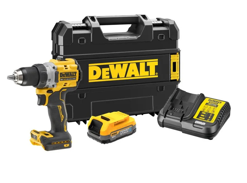 Dewalt DCD800E1T-QW Skrutrekker med batteri og lader, Maskiner