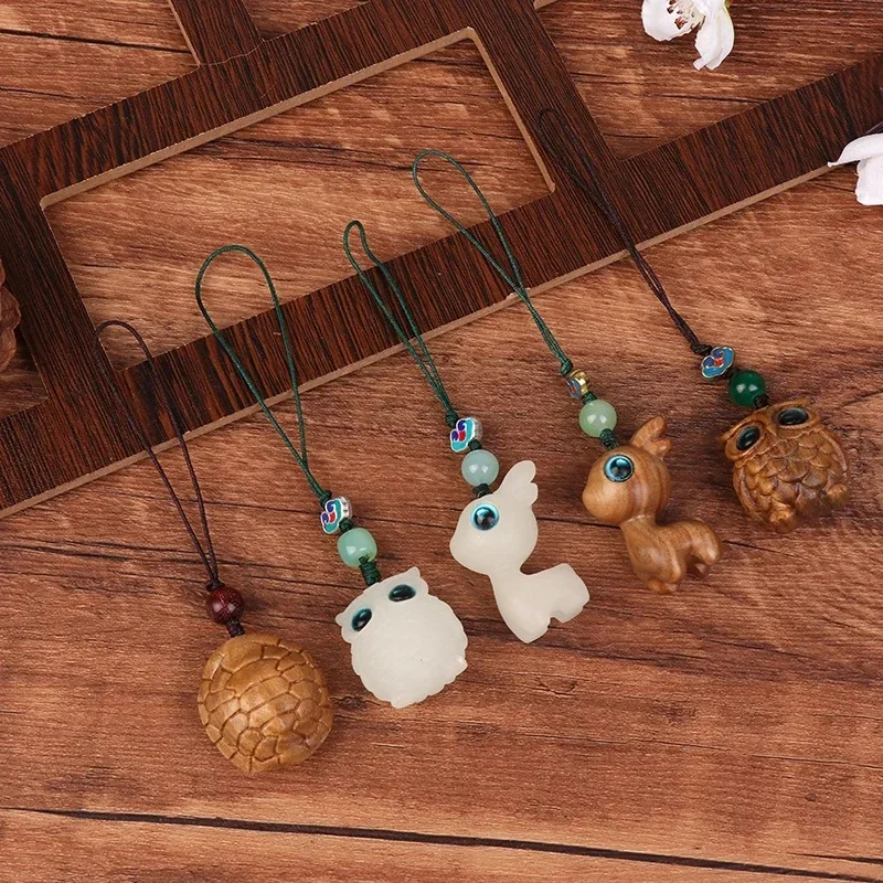 AliExpress - Chinesische Art Tier Telefon Lanyard niedlichen leuchtenden Telefon kette Schlüssel bund Cartoon Handy Anhänger Kopfhörer Fall Charms