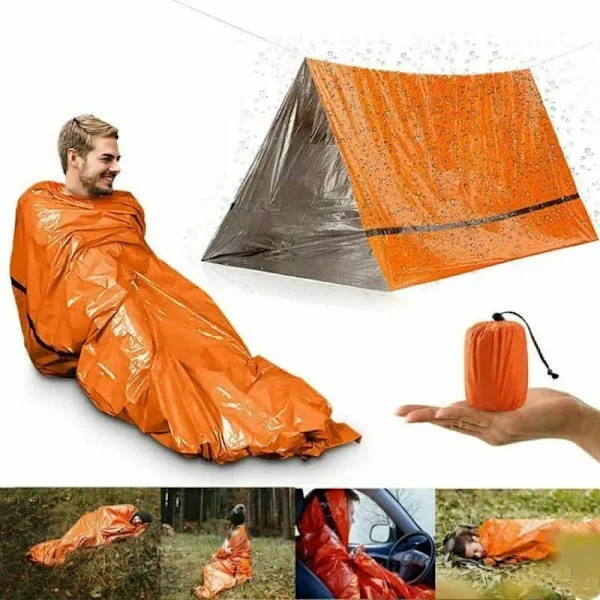 1/2/4/6-pack Emergency Sleeping Bag / Bivy – Survival Sleeping Bag