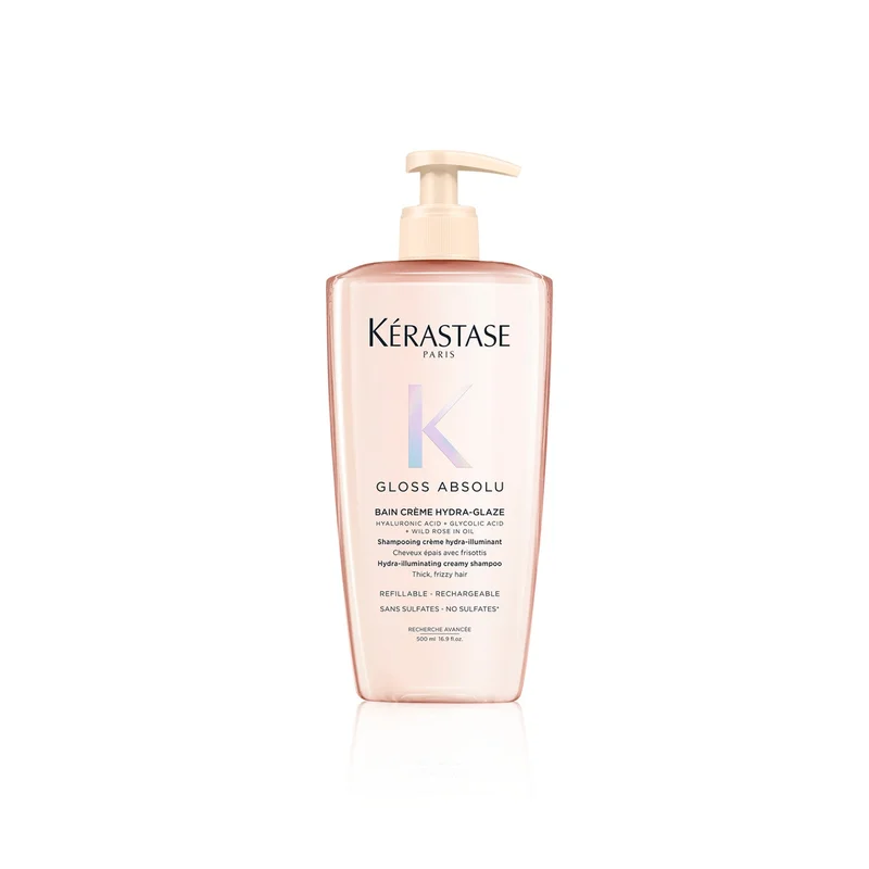 Kérastase Gloss Absolu Bain Crème Hydra-Glaze Shampoo 500ml - Shampoo Disciplinante