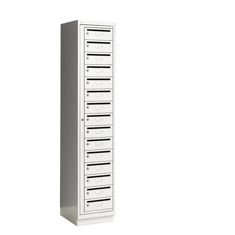 Post locker MAILMAN, floor, 15 boxes, 1915x380x450 mm