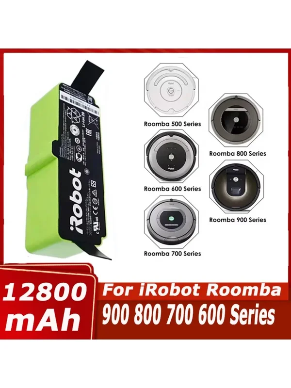 AliExpress - Pour IRobot Roomba 14.4V 1800/5200mAh batterie Roomba 600 700 800 900 série aspirateur IRobot Roomba 655 780 805 890 960 partie