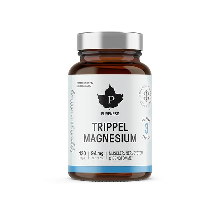 Trippel Magnesium, 120 kapsler
