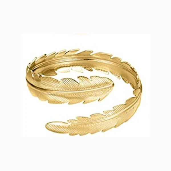 Armmanchet Overarmsbånd Manchet Armbånd til Kvinder Guld Justerbar