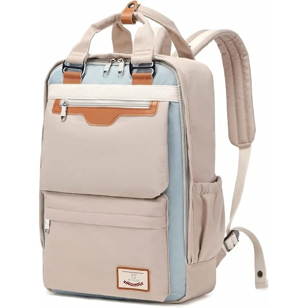 Backpacks for women and men, casual school backpacks for teenagers, 15.6-inch laptop backpack with anti-theft pocket for travel, work and school