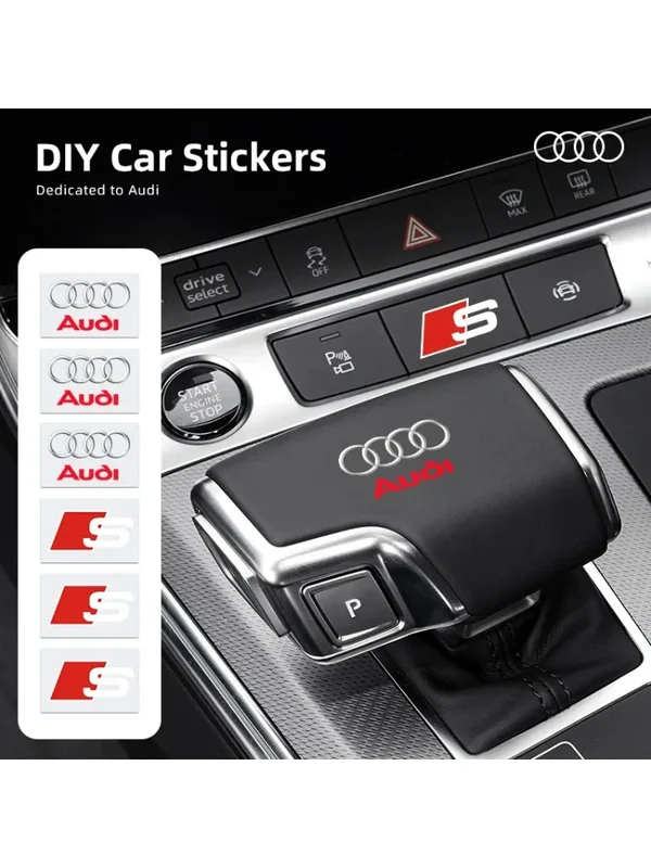 AliExpress - Auto-Innenraum-Embleme Aufkleber Dekoration Auto-Styling für Audi TT Q3 Q5 Q7 Q8 B5 B6 B7 B8 B9 Q7 8P 8V 8L A3 A4 A5 A6 A7 A8 8L R8