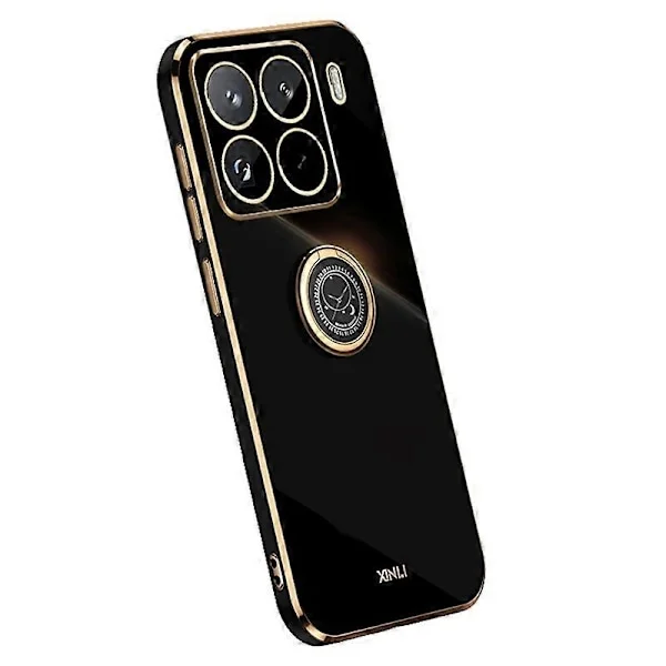 XINLI Fodral till Xiaomi 15 Pro med Ringstöd Elektropläterad TPU Telefon Skal -