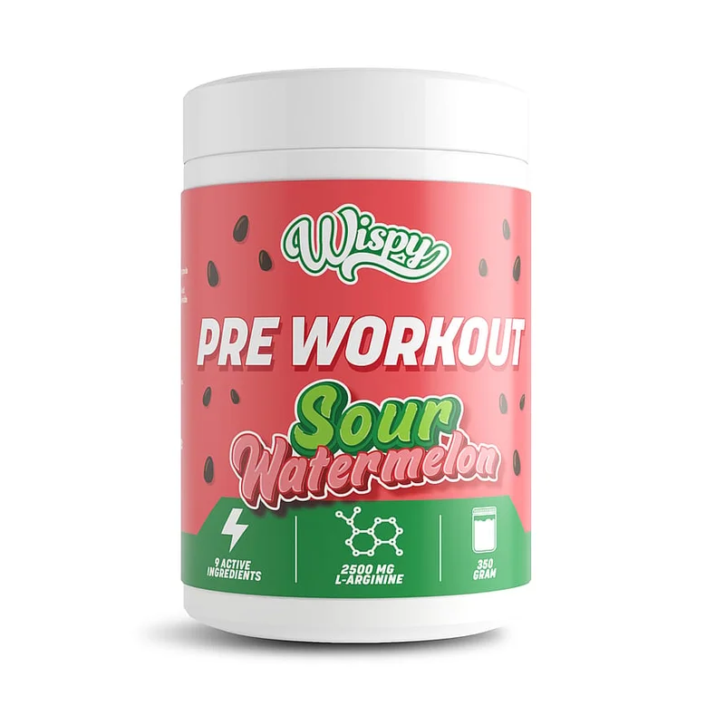 Wispy Nutrition Pre Workout 350 g Sour Watermelon, Helse & Madvarer, Energi, Pre-workout
