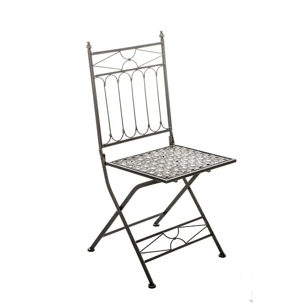 Folding Chair Garden - Folding Chair - Handgjord järndesign, stabil och hållbar