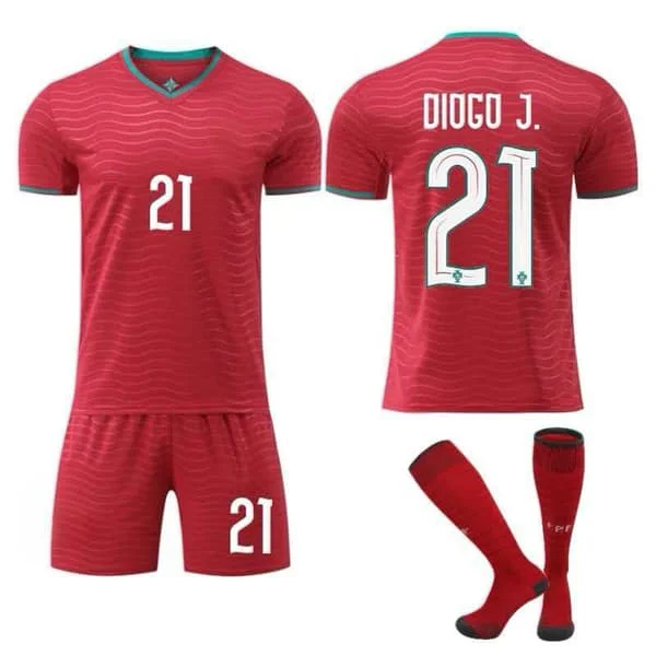2026 VM Portugal fodboldtrøjer Børn og voksne hjemme