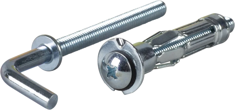 ESSVE SAM 6 Metallexpander Ø6 mm, PH2, enkel, 2-pack Med vinkel, Infästning