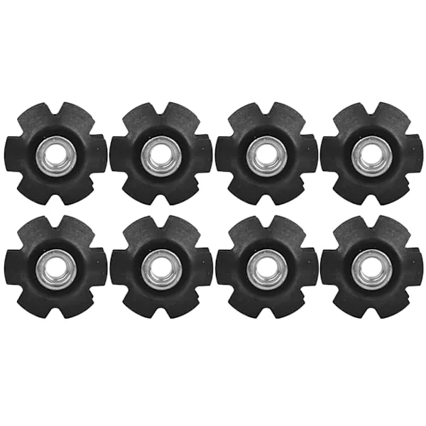8 st Mountainbike Stjärnmutter Headset Expanderplugg för 28,6 mm 1,1 tum Gaffeldelar