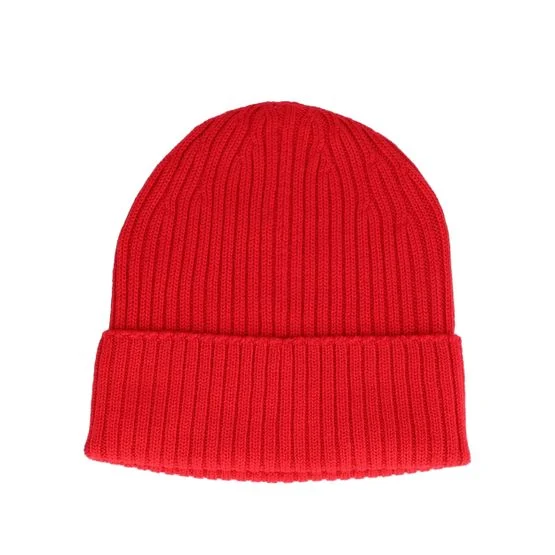 MJM Hats - Red cuff Beanie - Beanie 100% Merino Wool Red Cuff @ Hatstore